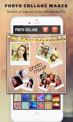 Photo Collage Maker Pic Editor android App screenshot 2