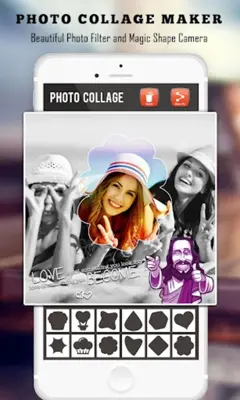 Photo Collage Maker Pic Editor android App screenshot 4